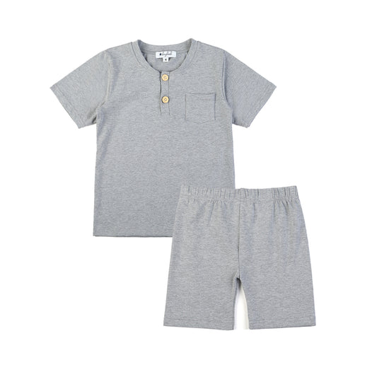 Grey Henley Lounge-Set